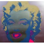 Warhol, A. (1928-1987), Marilyn, seriegraphy printed by Sunday B. Morning, dim. 91 x 91 cm. 27.00 %