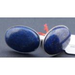 Cufflinks, set with lapis lazuli 27.00 % buyer's premium on the hammer price, VAT included