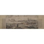 Copper engraving, Maastricht, 18th century, dim. 16 x 51 cm. 27.00 % buyer's premium on the hammer