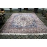 Persian silk carpet, Bidjar, dim. 310 x 250 cm. 27.00 % buyer's premium on the hammer price, VAT