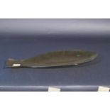 Giorgio Berlini, glass fish-shaped dish, l. 53 cm. 27.00 % buyer's premium on the hammer price, VAT