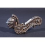 Iron door handle, incomplete, early 20th century 27.00 % buyer's premium on the hammer price, VAT