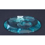 Giorgio Berlini, glass dish, diam. 20 cm. 27.00 % buyer's premium on the hammer price, VAT included