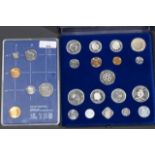 18 nickle and copper coins, year set 1980 and 1984 (18x) 27.00 % buyer's premium on the hammer