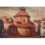 Frans Ronda (1899-1976), oil on board, Ravenna, sig. b.l., dim. 58 x 82 cm, frame damaged 27.00 %