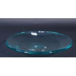 Giorgio Berlini, glass dish, diam. 37 cm. 27.00 % buyer's premium on the hammer price, VAT included