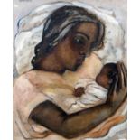 Otto van Rees (1884-1957), oil on canvas, Mother and child, sig. t.l., dim. 64 x 53,5 cm. 27.00 %