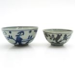 Lot of 2 China Porcelain Bowls