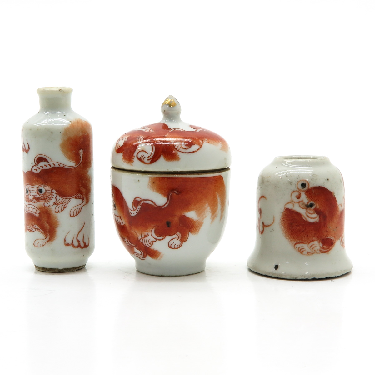 Lot of 3 China Porcelain Miniatures