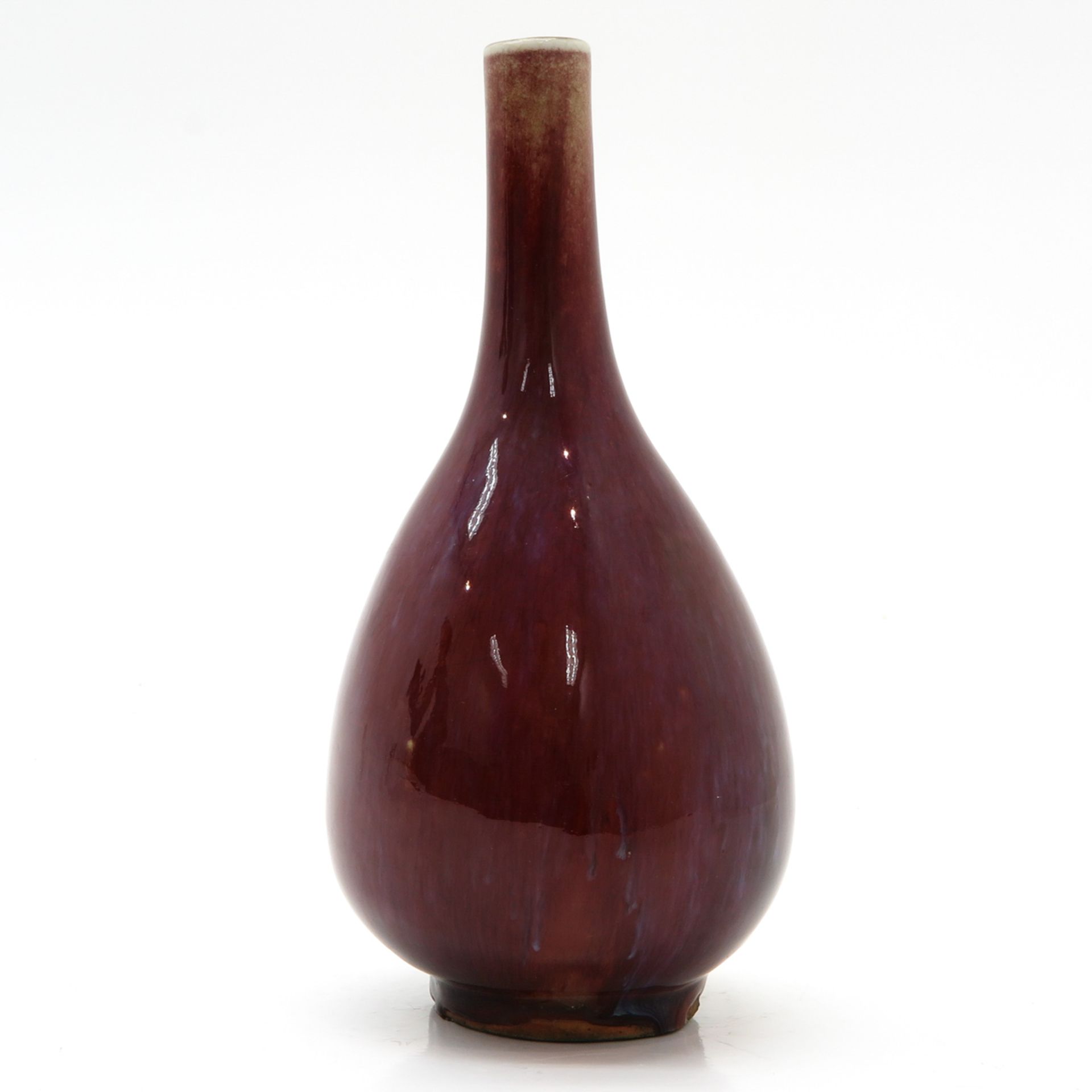 China Porcelain Flambe Decor Bud Vase - Bild 2 aus 6