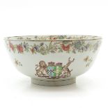 Famille Wapen Decor Porcelain Bowl