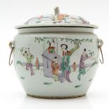 19th Century China Porcelain Lidded Pot