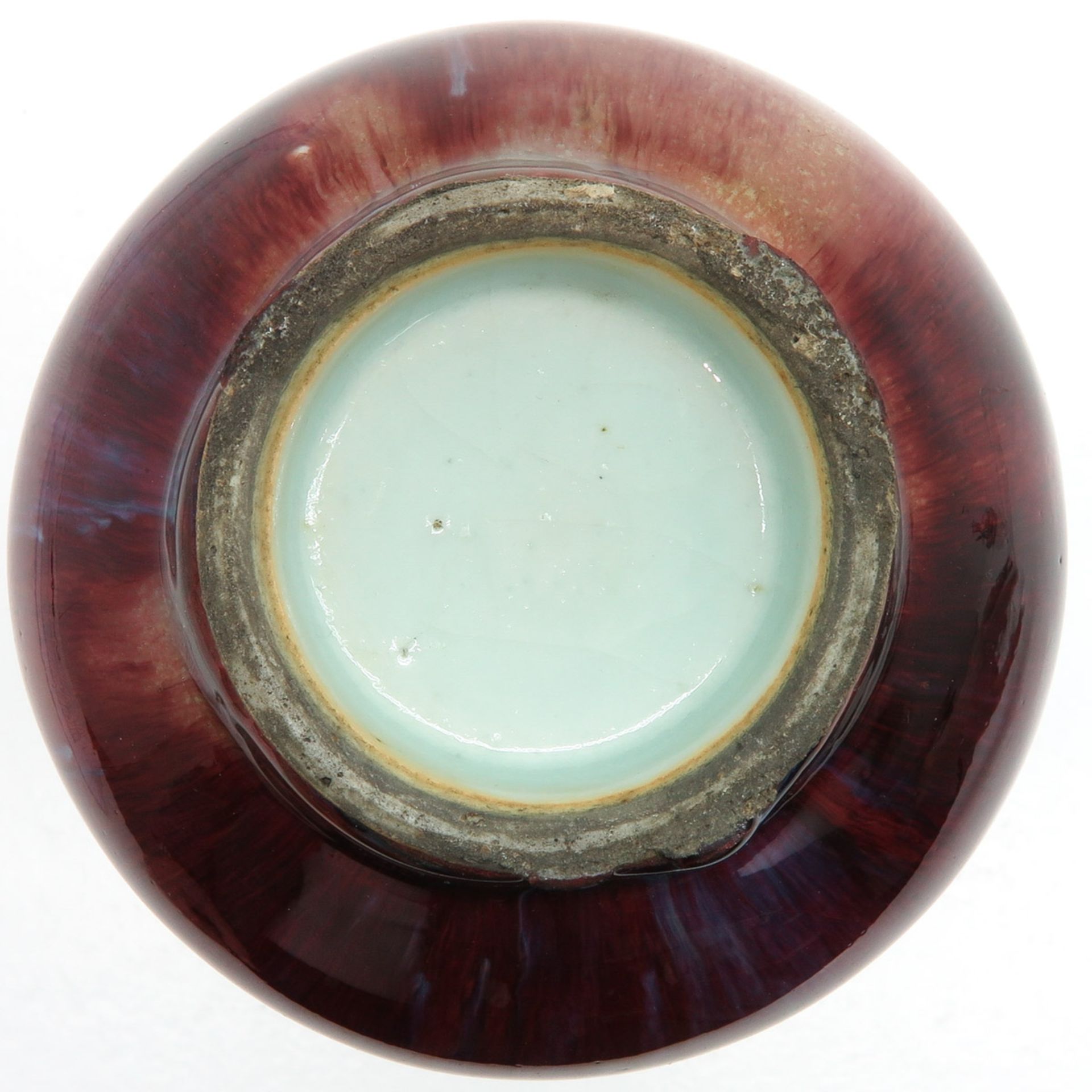 China Porcelain Flambe Decor Bud Vase - Bild 6 aus 6