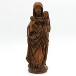 16th Century Sculpture Depicting Saint Anna