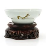 China Porcelain Bowl Depicting Peking Dogs