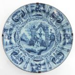 18th Century Delft Plate