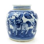 19th Century China Porcelain Ginger Jar