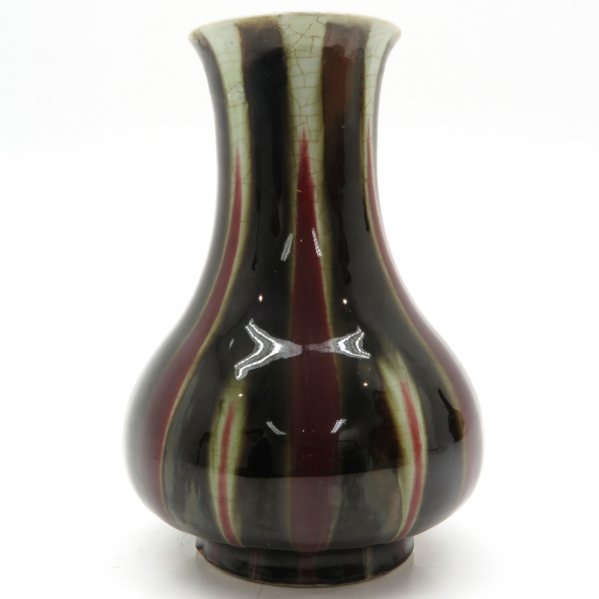 China Porcelain Flambe Decor Vase - Bild 2 aus 6