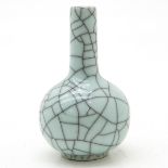 China Porcelain Celadon Crackleware Decor Vase