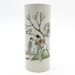 China Porcelain Roll Wagon Vase