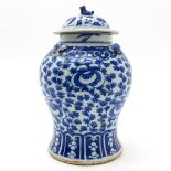 China Porcelain Lidded Vase