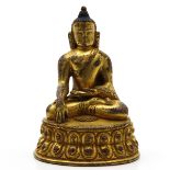 Tibetan Sculpture Depicting Shakyamuni