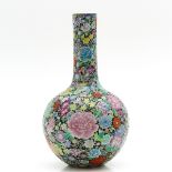 China Porcelain mille Fleur Decor Vase