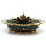 Chinese Cloisonné Candlestick