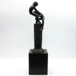 Anton Beysen Bronze Sculpture Depicting Children