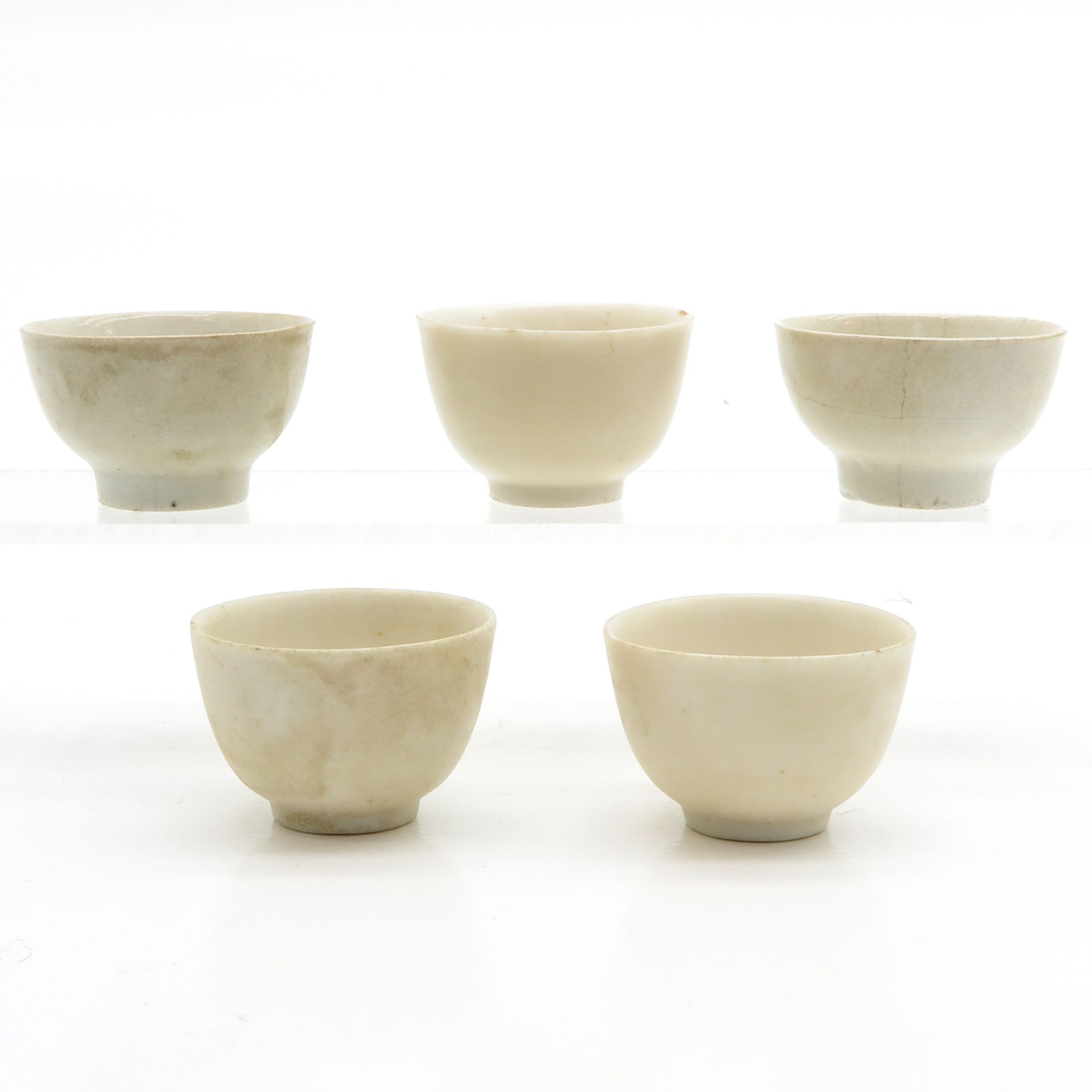 Lot of 5 China Porcelain Cups and Saucers - Bild 4 aus 6