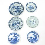 Lot of 6 China Porcelain Plates