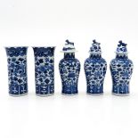 5 Piece China Porcelain Garniture Set