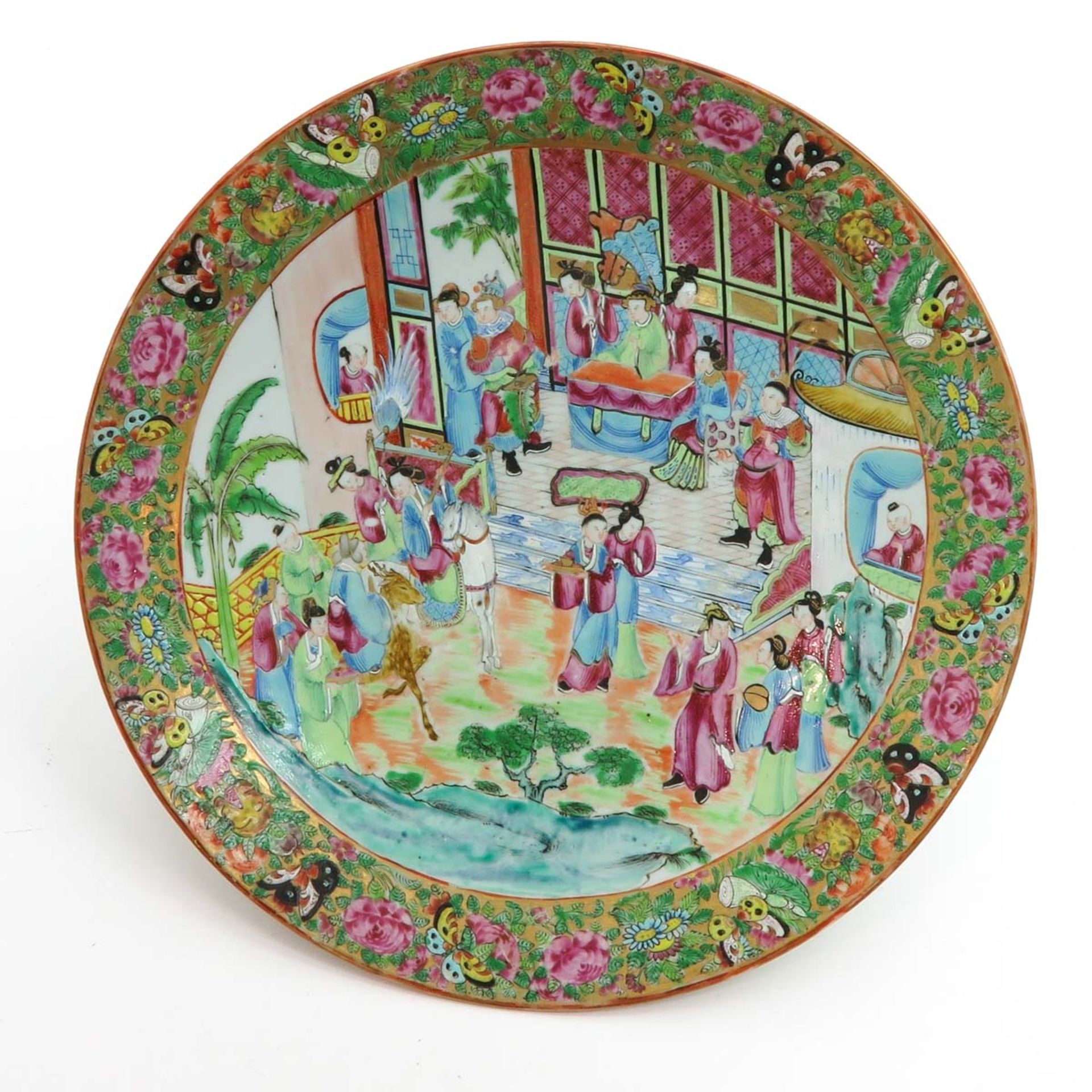China Porcelain Cantonese Plate
