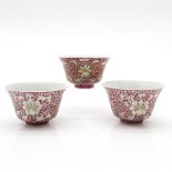 Lot of 3 China Porcelain Bowls