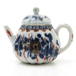 18th Century China Porcelain Imari Decor Teapot