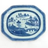 China Porcelain Platter Circa 1800