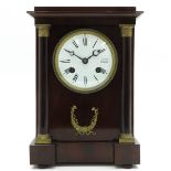19th Century French Table Clock Signed Le Mazurier