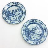 Lot of 2 18th Century Plates