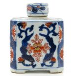 China Porcelain 18th Century Imari Decor Tea Box