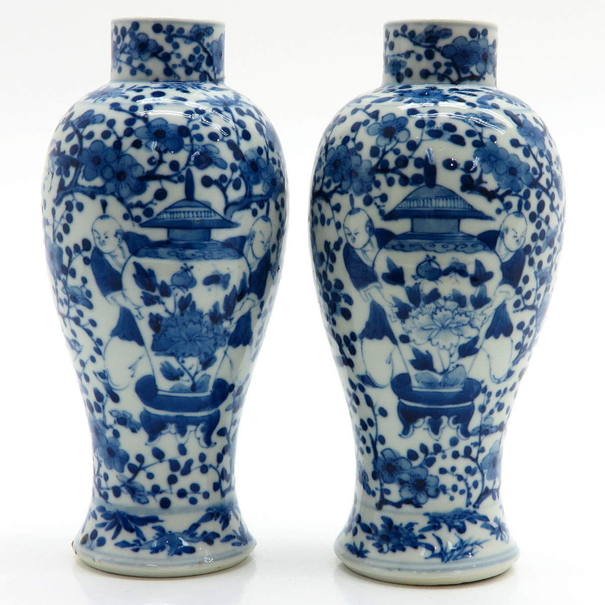 Lot of 2 China Porcelain Vases