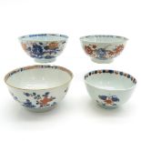 Lot of 4 China Porcelain Imari Decor Bowls