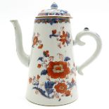 18th Century China Porcelain Imari Decor Coffe Pot