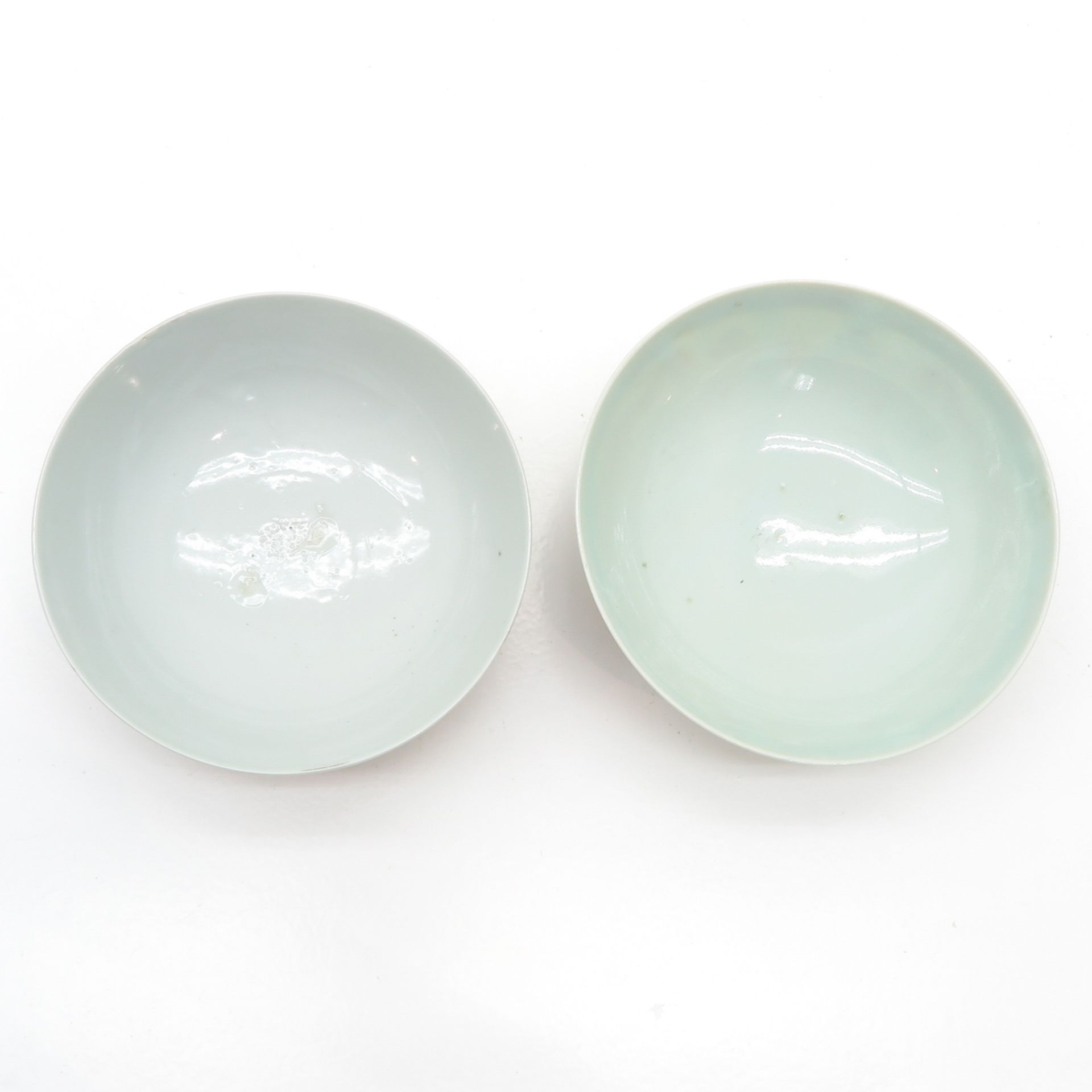Lot of 2 China Porcelain Polychrome Decor Bowls - Bild 5 aus 6