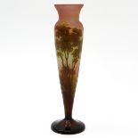 Singed Galle Vase