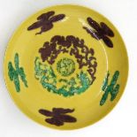 China Porcelain Dragon Decor Plate