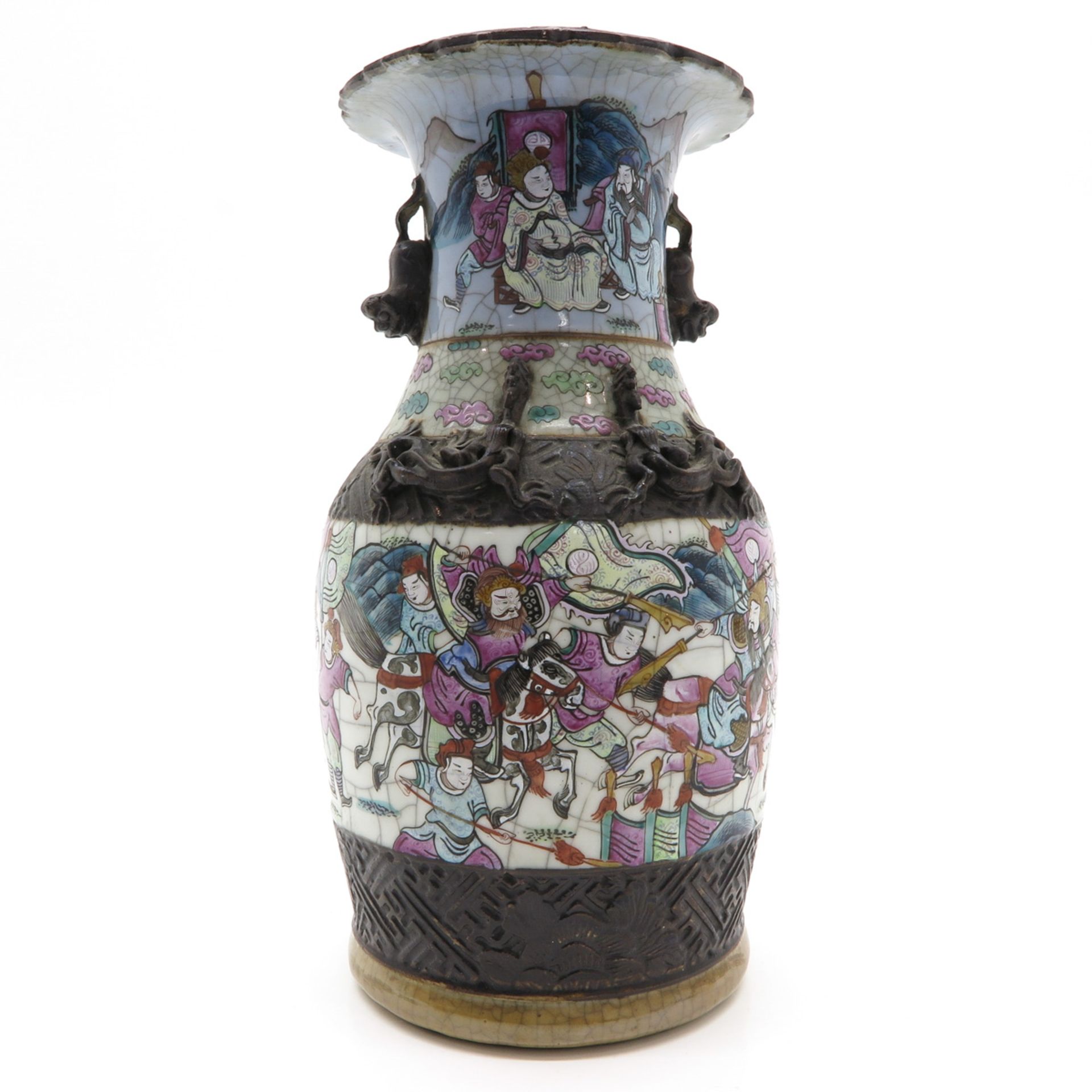 China Porcelain Nanking Vase - Bild 3 aus 6