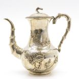 Silver Chinese Coffee Pot