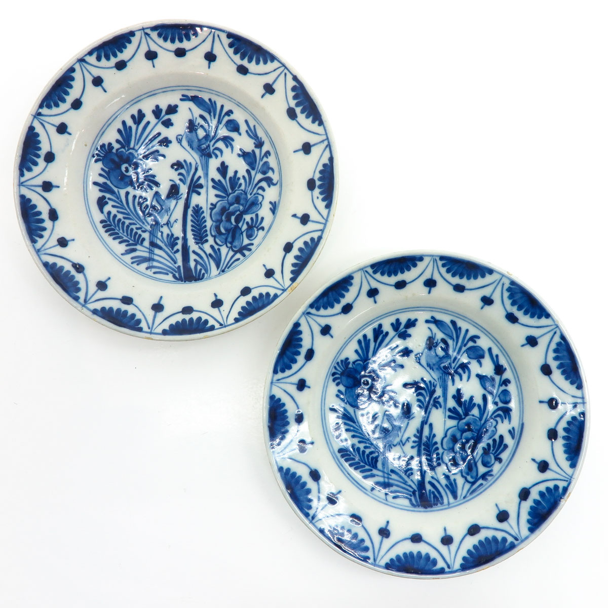 Lot of 2 Delft Plates