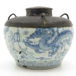 China Porcelain Lidded Bowl