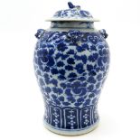 China Porcelain Lidded Vase